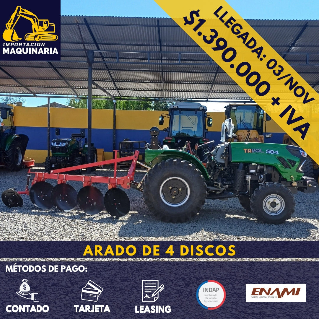 Arado de 4 Discos