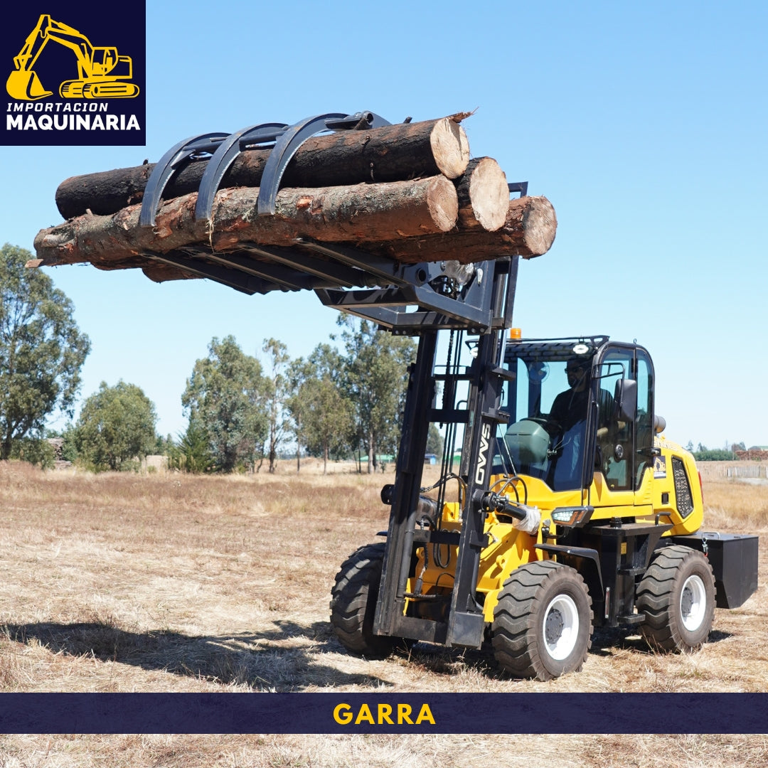 Grúa Horquilla 4x4 Carga 4000 Kg, 4m A/C Turbo