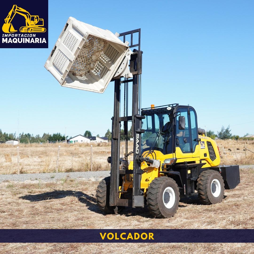 Grúa Horquilla 4x4 Carga 4000 Kg, 4m A/C Turbo