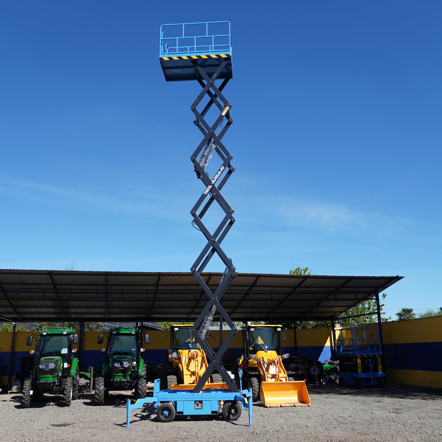 Alza Hombre Tijera 10 Metros Doble Asistencia Eléctrica