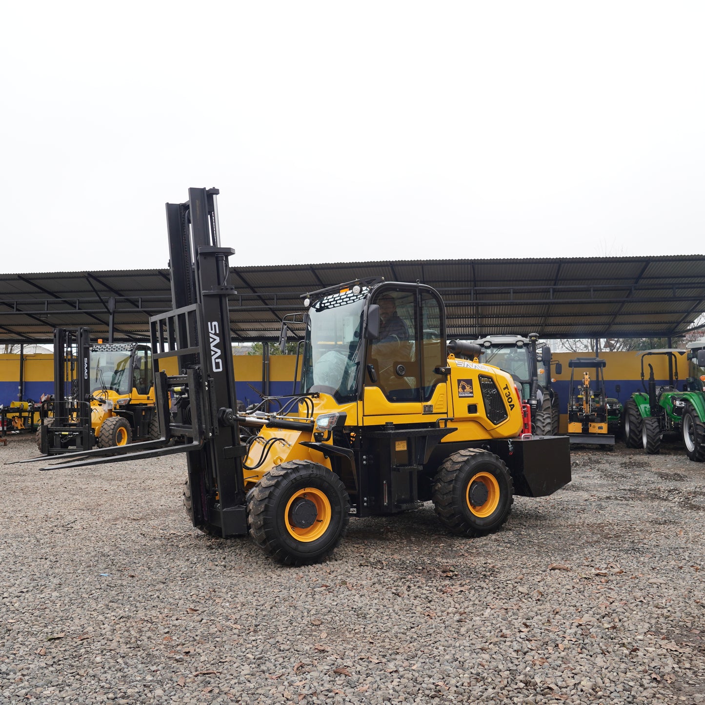 Grúa Horquilla 4x4 Carga 3000 Kg, 4m A/C