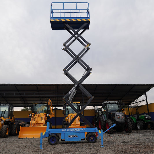 Alza Hombre Tijera 8 Metros Doble Asistencia Eléctrica
