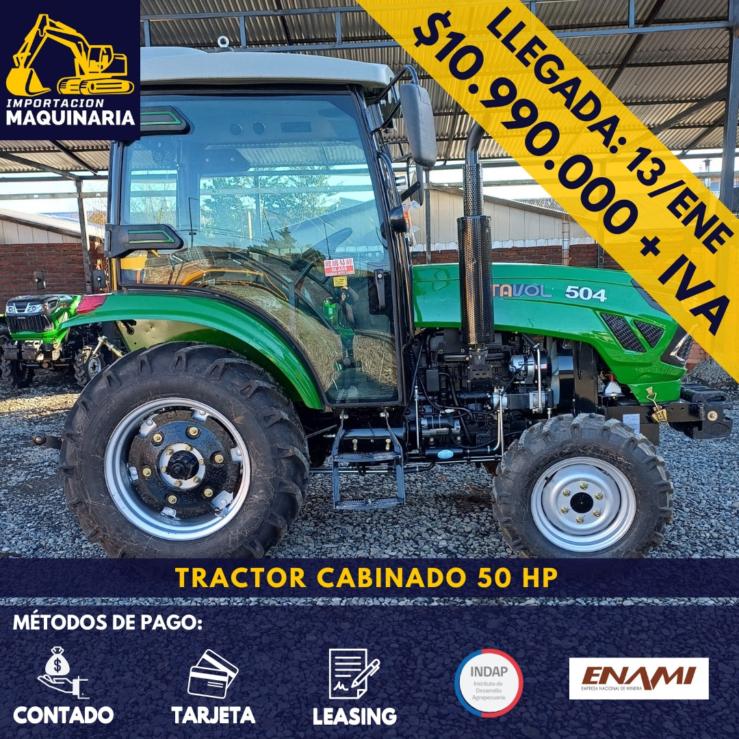 Tractor 4x4 Cabinado 50 HP