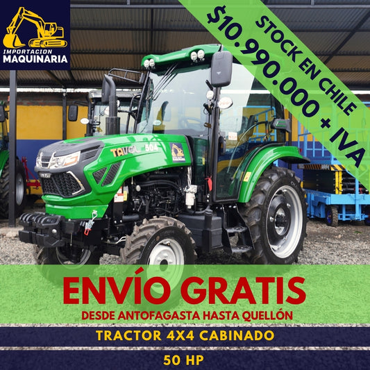 Tractor 4x4 Cabinado 50 HP