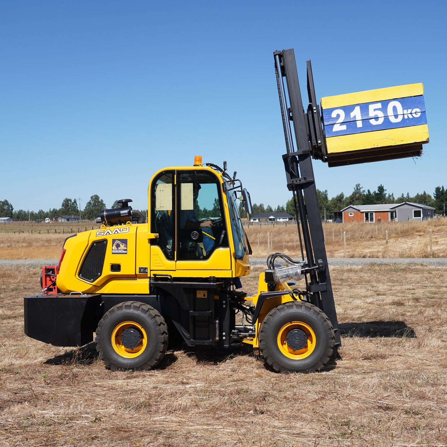 Grúa Horquilla 4x4 Carga 3000 Kg, 4m A/C