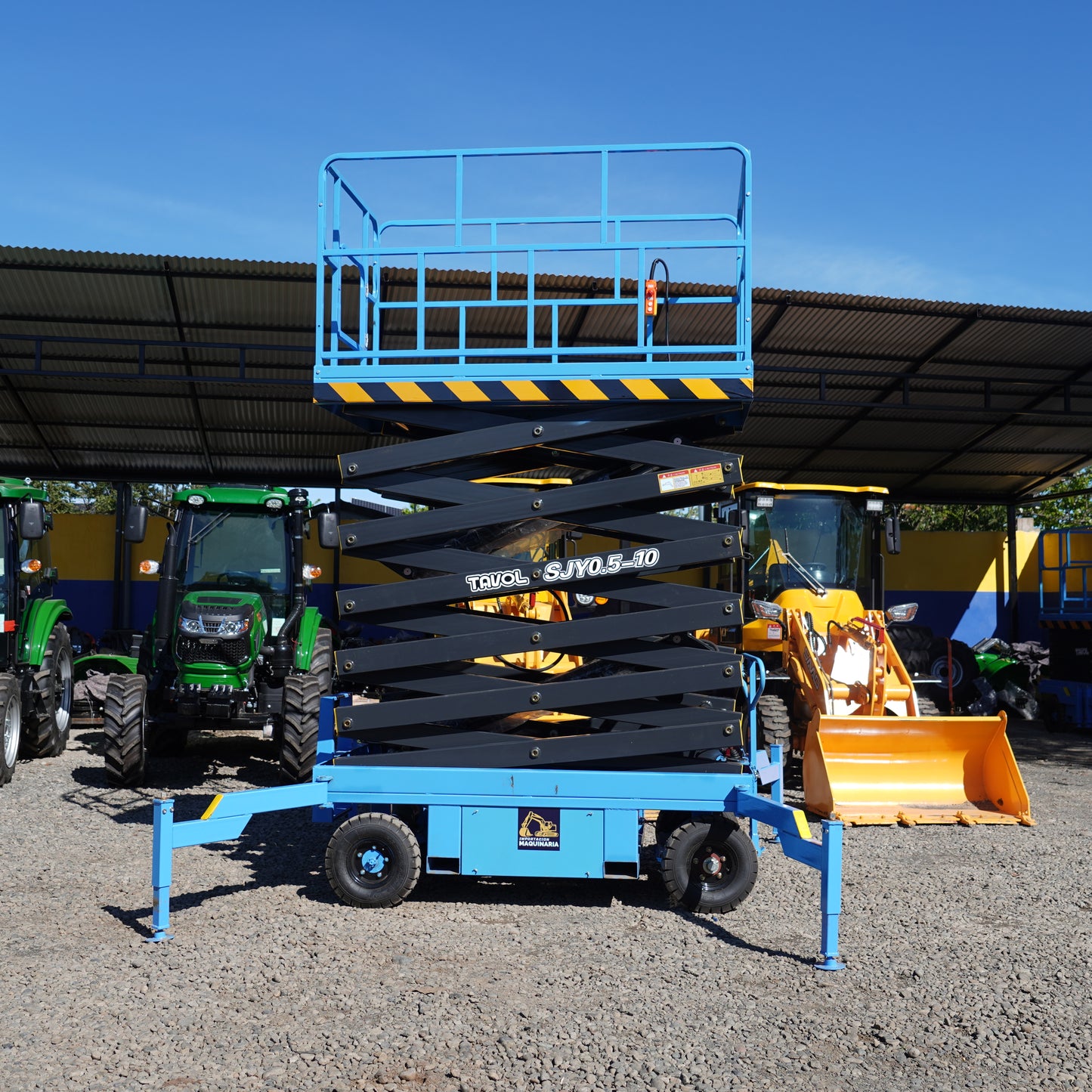 Alza Hombre Tijera 10 Metros Doble Asistencia Eléctrica