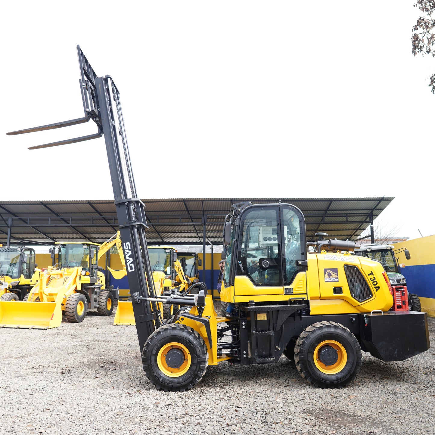 Grúa Horquilla 4x4 Carga 3000 Kg, 4m A/C