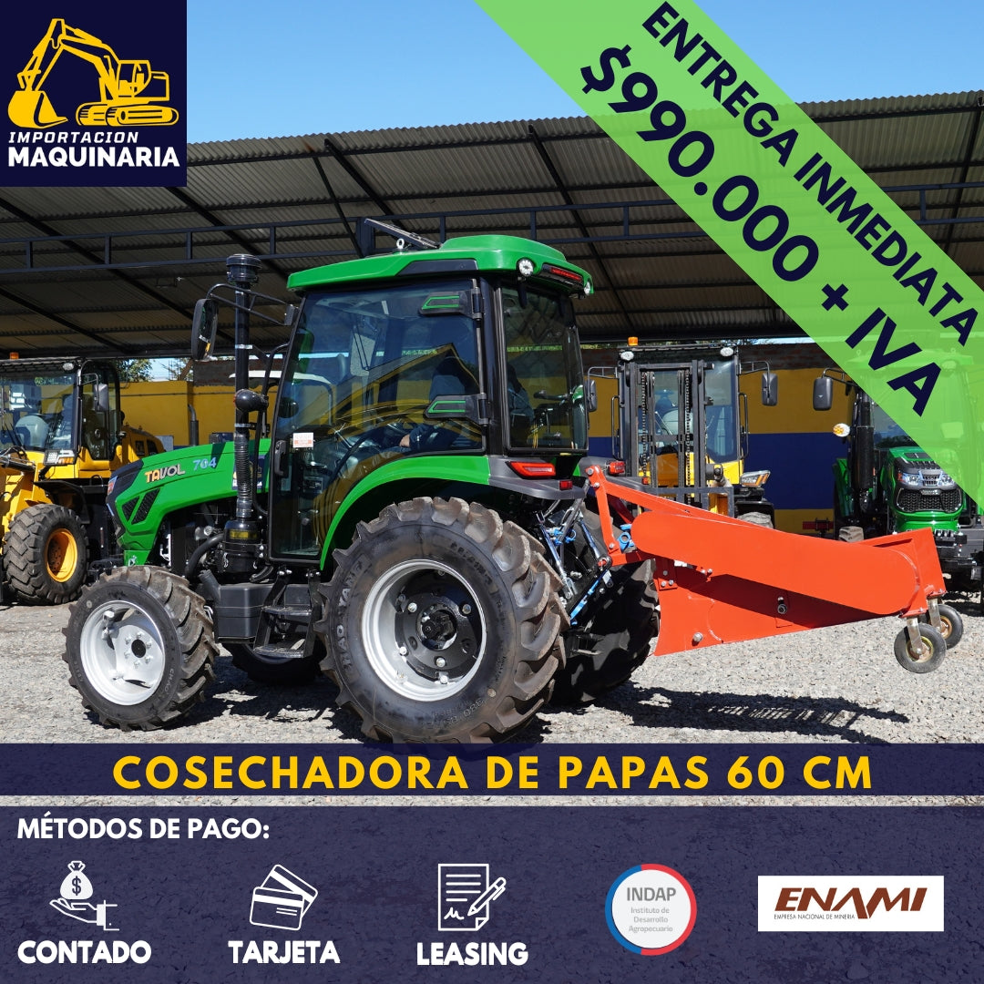 Cosechadora de Papas 60 cm
