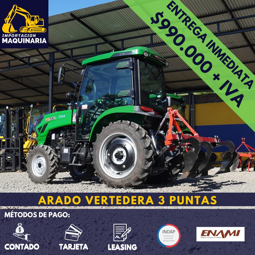 Arado Vertedera 3 Puntas