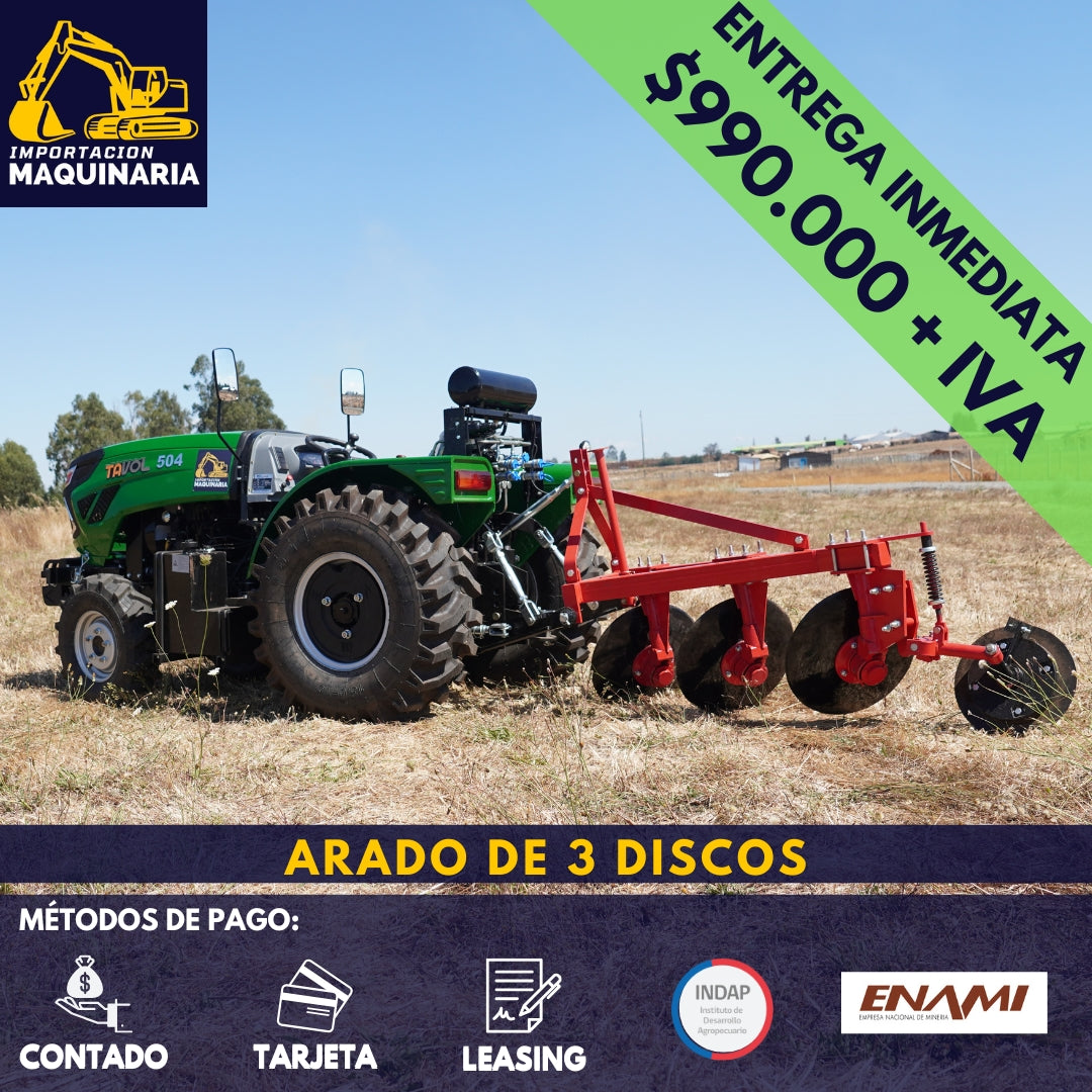 Arado de 3 Discos