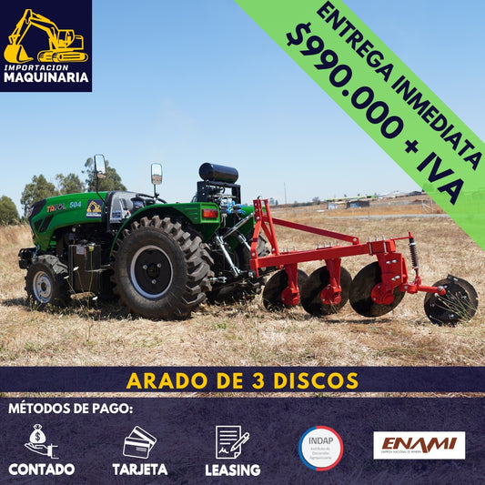 Arado de 3 Discos