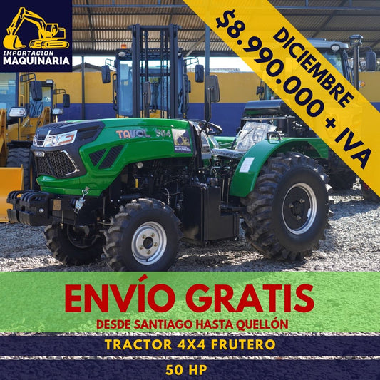 Tractor 4x4 Frutero 50 HP