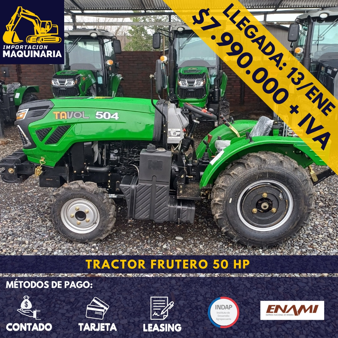 Tractor 4x4 Frutero 50 HP