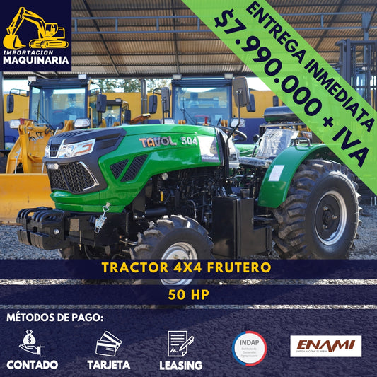 Tractor 4x4 Frutero 50 HP