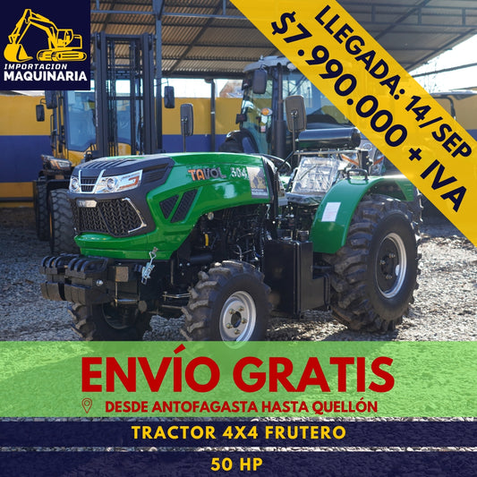 Tractor 4x4 Frutero 50 HP