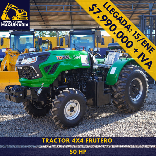Tractor 4x4 Frutero 50 HP