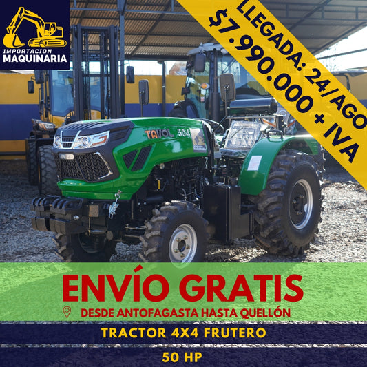 Tractor 4x4 Frutero 50 HP