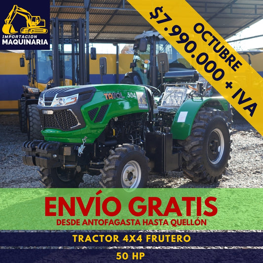 Tractor 4x4 Frutero 50 HP