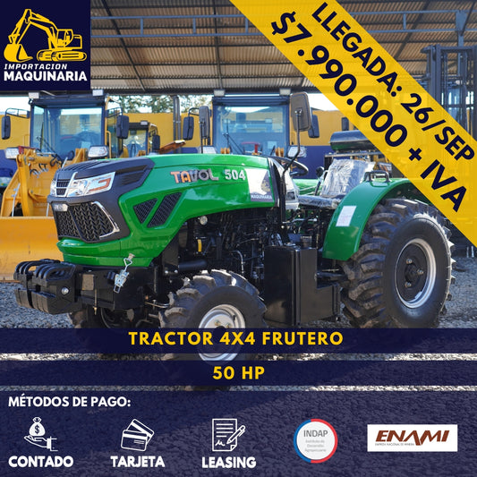 Tractor 4x4 Frutero 50 HP