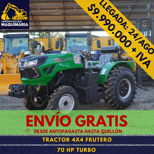 Tractor 4x4 Frutero 70 HP Turbo