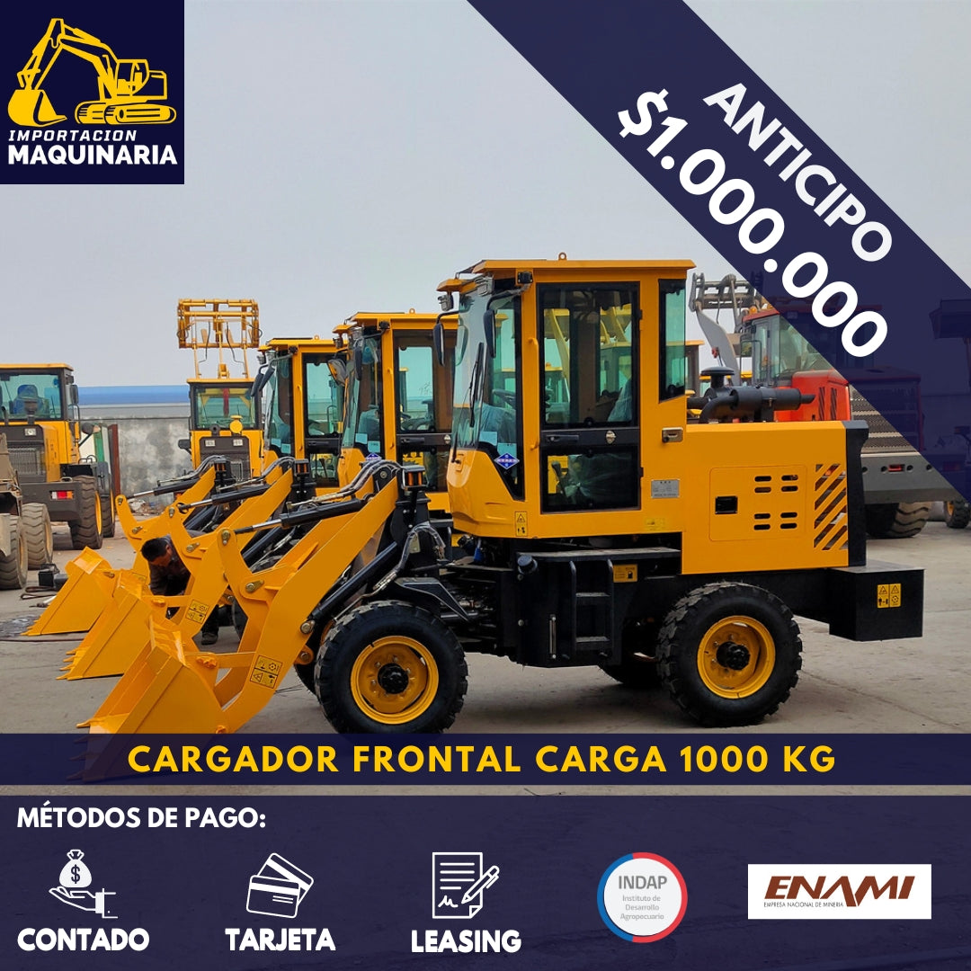 Cargador Frontal Carga 1000 Kg