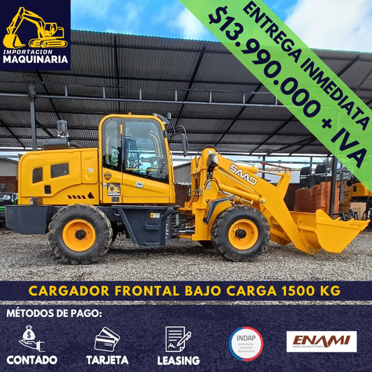 Cargador Frontal Bajo Carga 1500 Kg