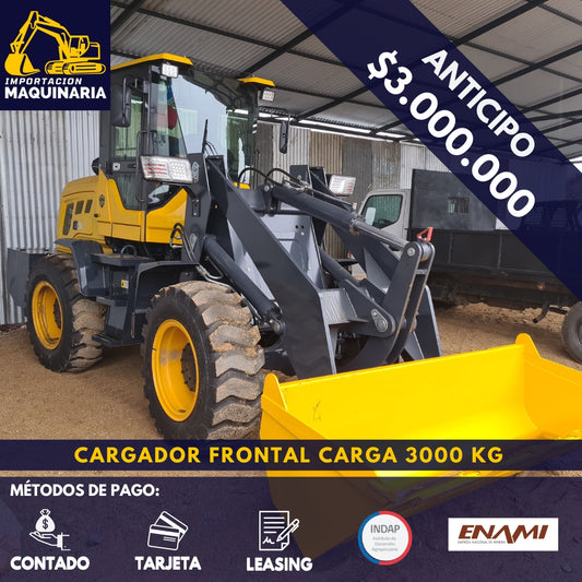 Cargador Frontal Carga 3000 Kg A/C