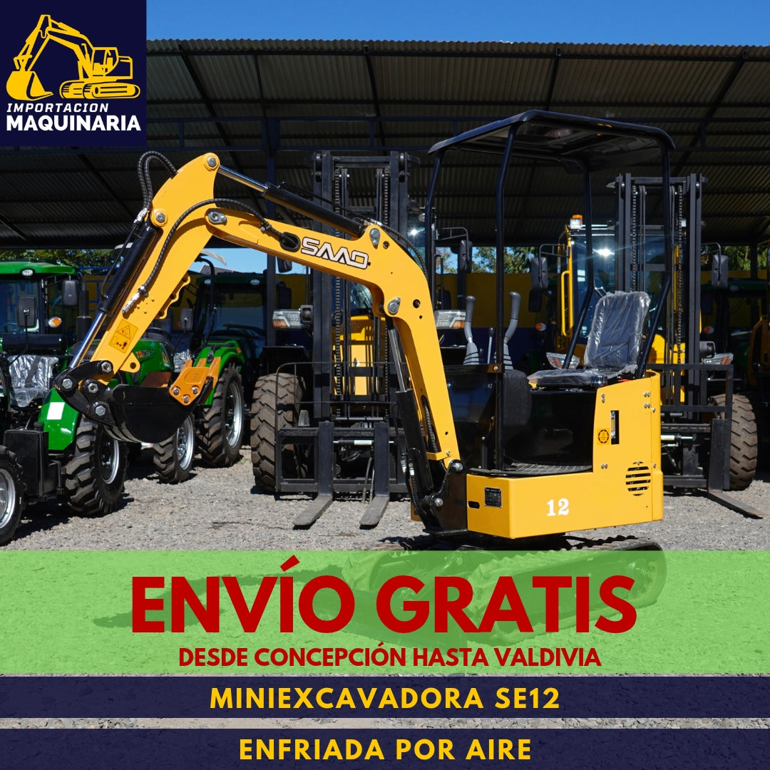 Miniexcavadora SE12 Enfriada Por Aire