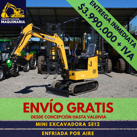 Mini Excavadora SE12 Enfriada Por Aire