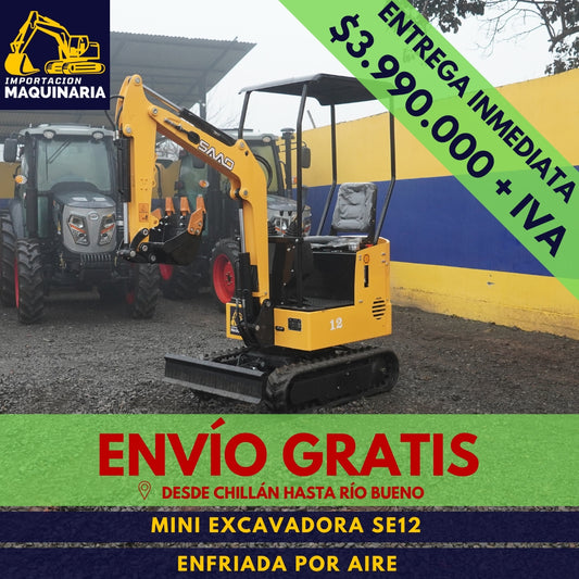 Mini Excavadora SE12 Enfriada por Aire
