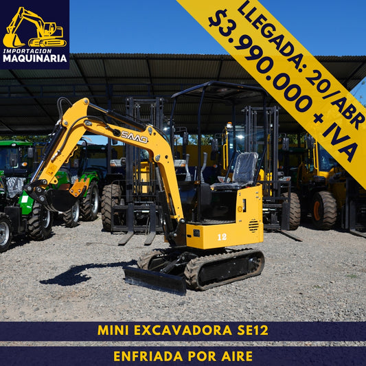 Mini Excavadora SE12 Enfriada por Aire