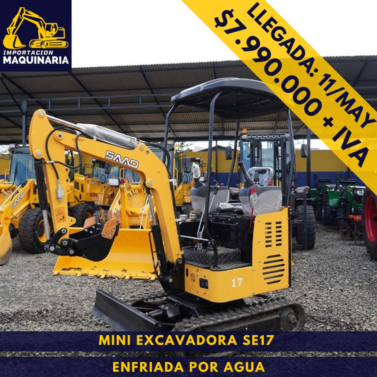 Mini Excavadora SE17 Enfriada por Agua