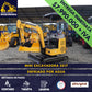 Mini Excavadora SE17 Enfriado por Agua