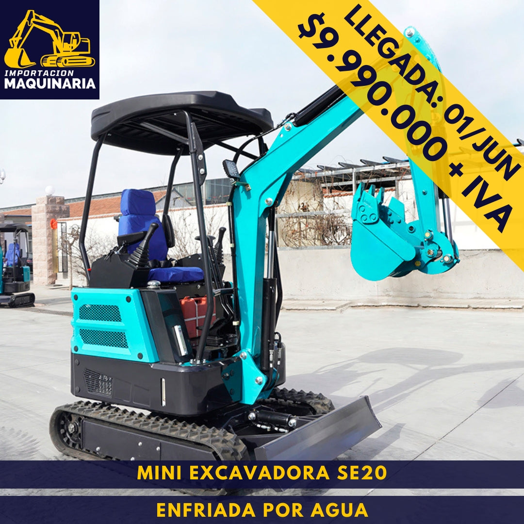 Mini Excavadora SE20 Enfriada Por Agua