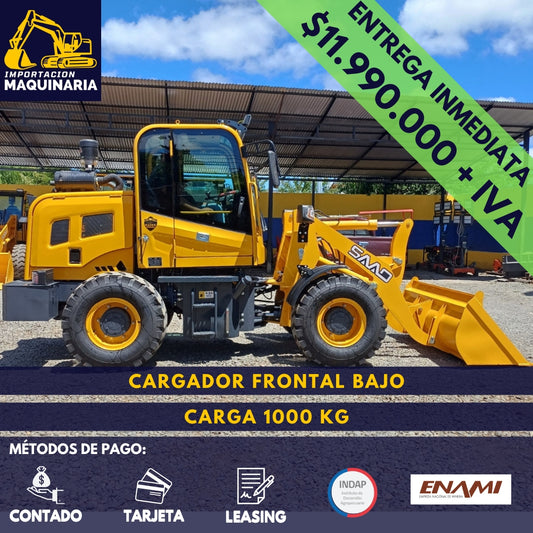 Cargador Frontal Bajo Carga 1000 Kg