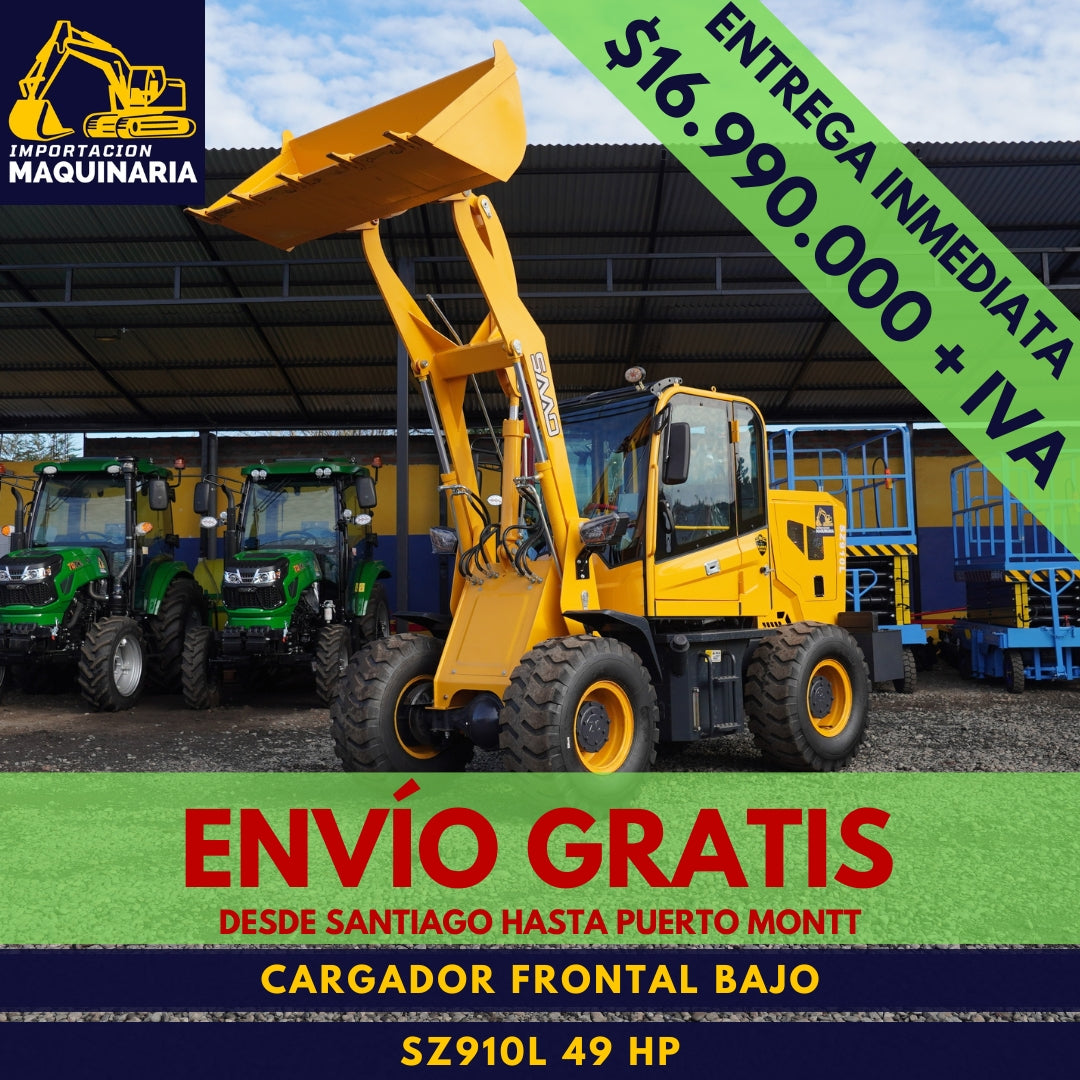 Cargador Frontal Bajo SZ910L 49 HP