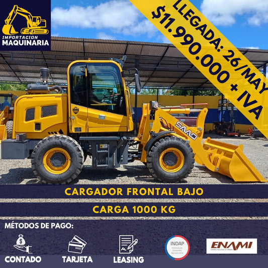 Cargador Frontal Bajo Carga 1000 Kg