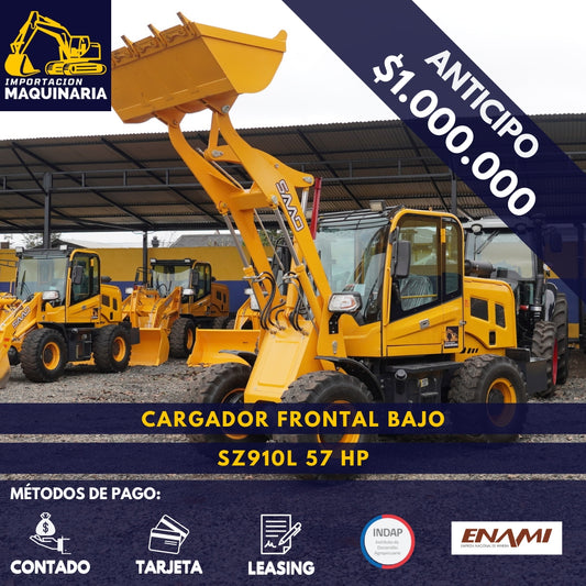 Cargador Frontal Bajo SZ910L 57 HP