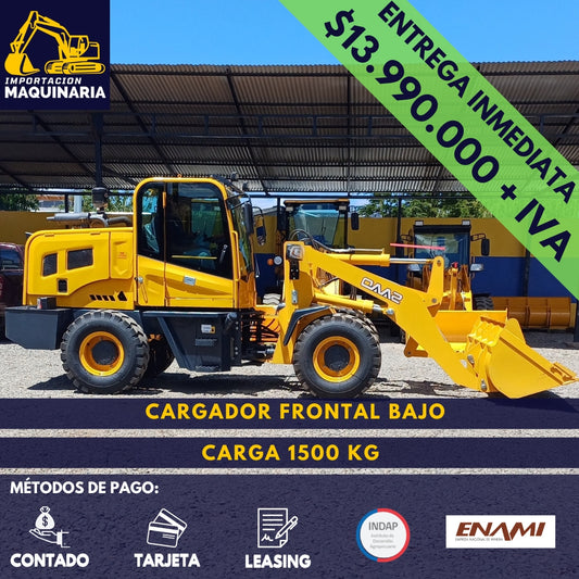 Cargador Frontal Bajo Carga 1500 Kg