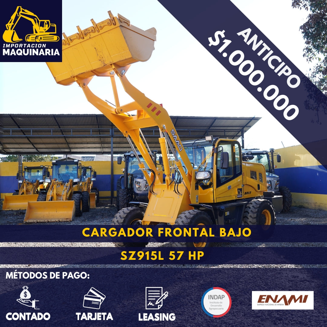 Cargador Frontal Bajo SZ915L 57 HP
