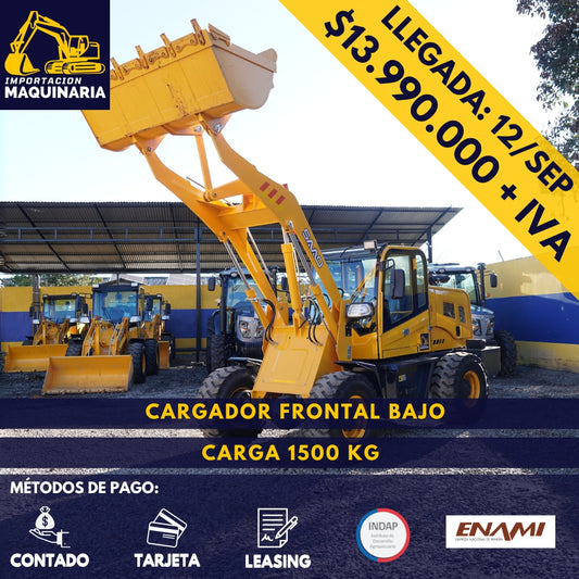 Cargador Frontal Bajo Carga 1500 Kg
