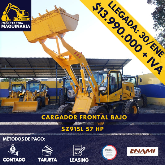 Cargador Frontal Bajo SZ915L 57 HP