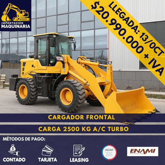 Cargador Frontal Carga 2500 Kg A/C Turbo