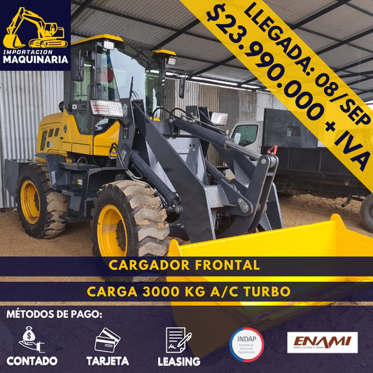 Cargador Frontal Carga 3000 Kg A/C Turbo
