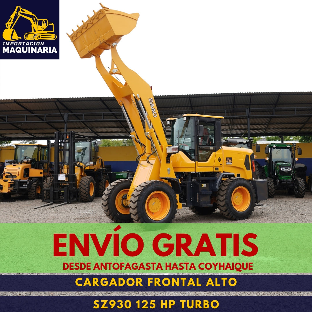 Cargador Frontal Alto SZ930 125 HP Turbo