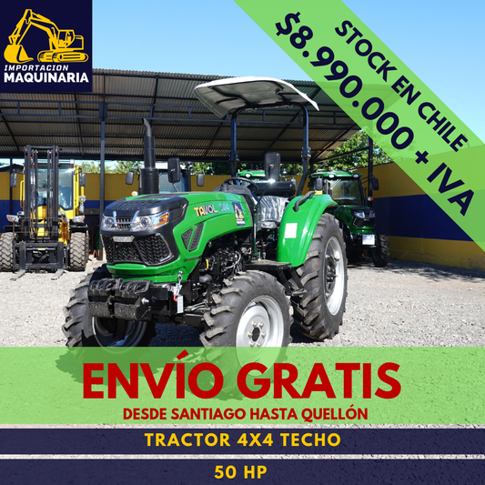 Tractor 4x4 Techo 50 HP