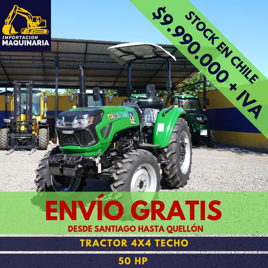 Tractor 4x4 Techo 50 HP