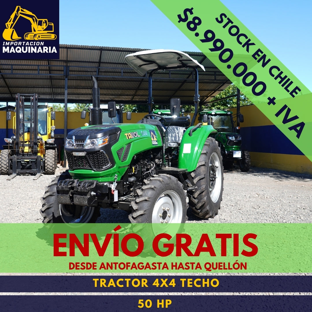 Tractor 4x4 Techo 50 HP