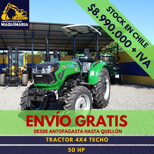 Tractor 4x4 Techo 50 HP
