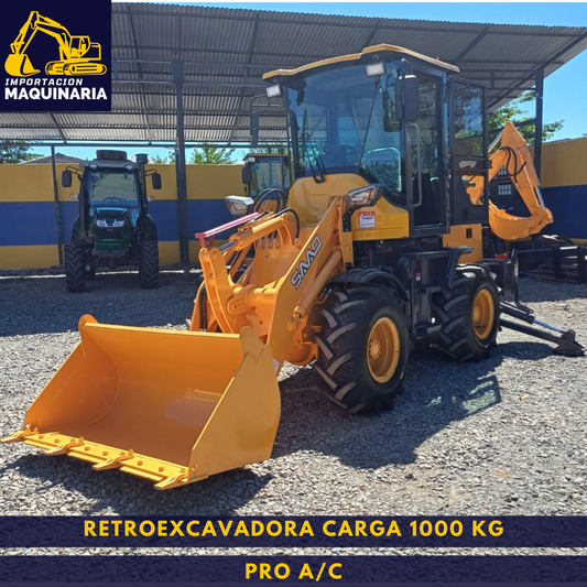 Retroexcavadora Carga 1000 Kg Pro A/C